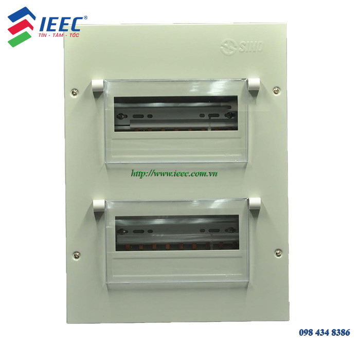 Tủ điện âm tường 24 module Sino chính hãng